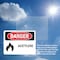 Signmission Acetylene Danger Sign, Plastic, 10in W x 7in L, 2PK OS-2PACK-DS-P-710-L-1988 - alternate 4